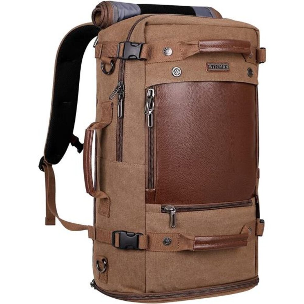 Travel Backpack for Men Women Carry on Luggage Backpack Canvas Rucksack